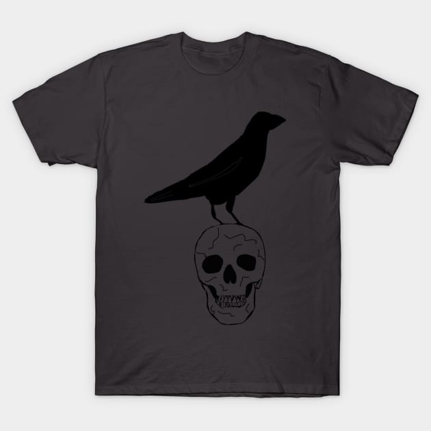 Raven & Skull T-Shirt by Like Water